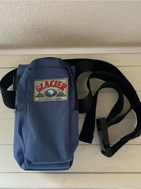Vintage Glacier National Park Waist Fanny Pack Water Bottle Belt Bag Holder